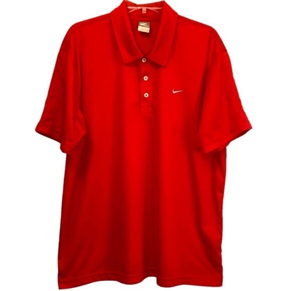 Nike Performance Polo in Bright Red Men’s XL - Picture 1 of 7